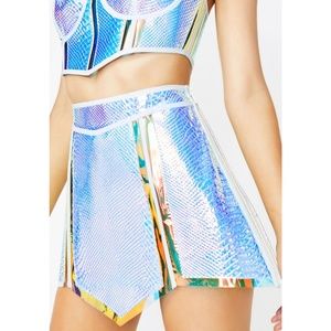 Opulent empress hologram skirt